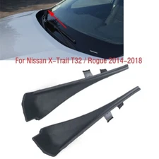 2PCS For Nissan X-Trail Xtrail T32 Rogue 14-18 Front Windshield Wrap Corner Trim