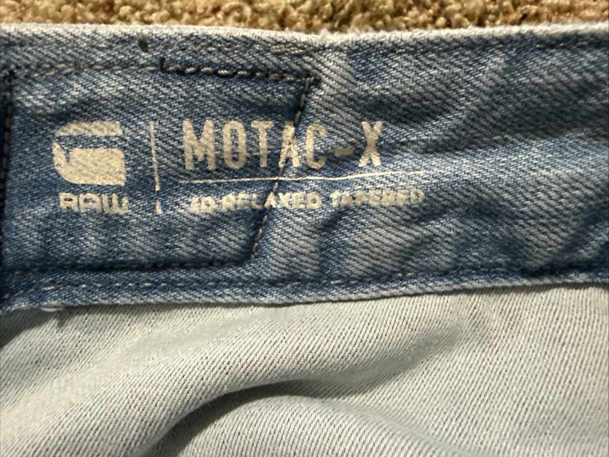 G- STAR RAW Motac-X 3D Relaxed Tapered Jeans. Pre-Own. Great 