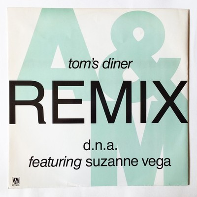 12'' Vinyl D.N.A. Ft. Suzanne Vega   Tom's Diner (Remix) inkl. Acappella ! NM/NM