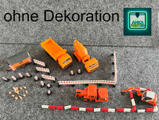 H0, 1:87, 84-Teilig, Baustellenset XL, Baustellenschilder, Modelleisenbahn