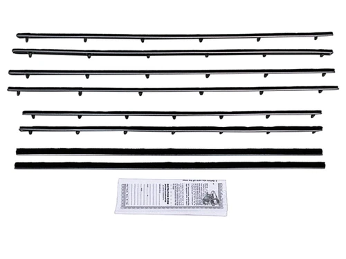 1960-63 Falcon 2-Door Sedan Beltline Weatherstrip Kit Front-Rear Comet New