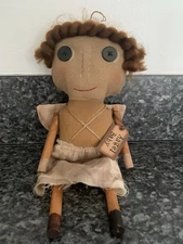 Primitive Tea- Stained Finish Doll “Angel Baby”.