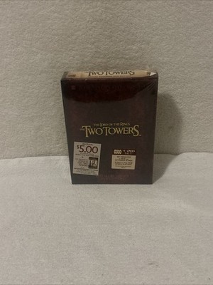 Lord of the Rings: The Two Towers (DVD 2003, 4-Disc Special Extended) NEW SEALED
