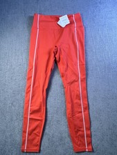 Fabletics Motion 360 Leggings Women s M Orange Yoga Gym Running Compression NWT