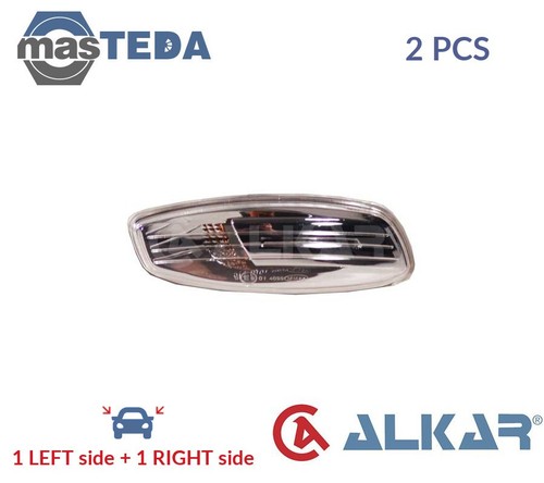 6202853 INDICATOR LIGHT BLINKER LAMP PAIR ALKAR 2PCS FOR PEUGEOT 207,308,308 SW