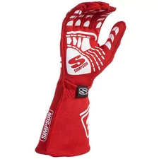 Simpson Racing EGMR Endurance Racing Gloves SFI 3.3/5 Adult Medium Red Pair