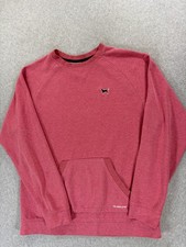 The Black Dog Stitched Logo Crew Sweatshirt (Men's Large) Sunday Red