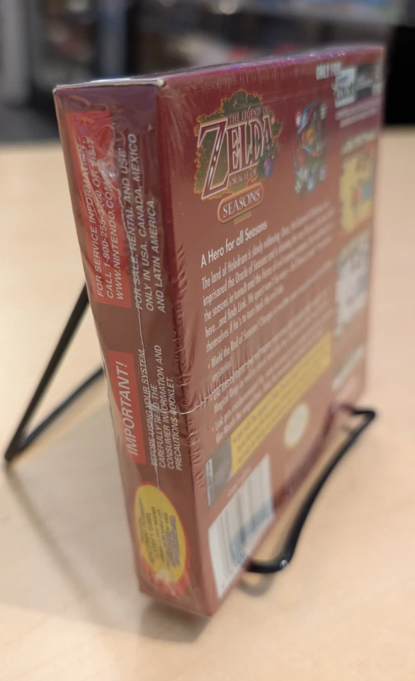 Legend of Zelda Oracle of Seasons (Game Boy Color) SEALED! NEW! - Image 4 of 4