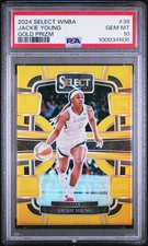 2024 Panini Select WNBA #38 Jackie Young Prizms Gold PSA 10 #/10