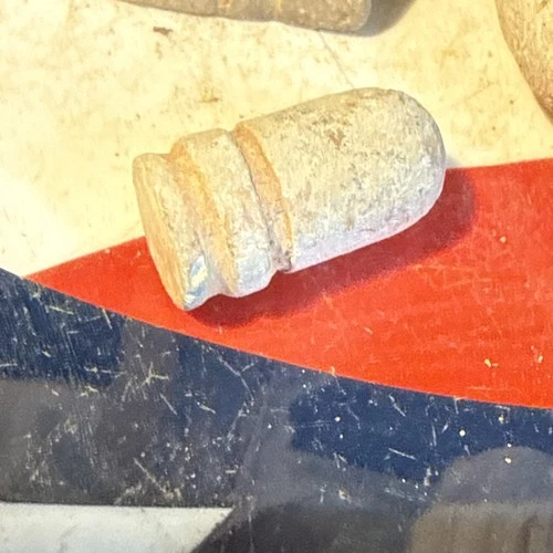Dug Civil War 💥 🇺🇸 💣 Scarce Savage Pistol Bullet Unique Carved