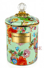 MacKenzie-Childs Green Flower Market Enameled...