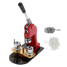 Button Maker Badge Making Press Pressing Machine 25mm With 1000 Buttons For NEW