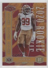 2020 Panini Honors 2004 Honors Rookies Orange Prizm 19/20 Javon Kinlaw #22 0zg6