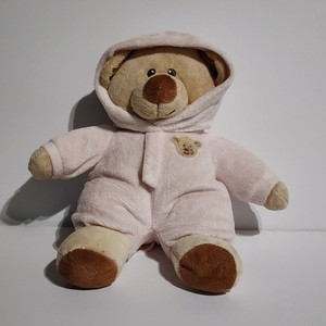 Ty Pluffies Baby Pink Bear Stuffed Plush Lovey 2015