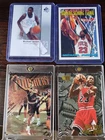 Michael Jordan 4 Card Lot Fleer Metal, Topps Finest, Topps ,Sp Authentic