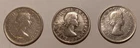 1953, '58, '64 Canada Silver 10 Cents, Elizabeth II, 3-coin lot   *LOW SHIPPING*