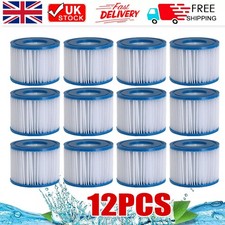12PCS Hot Tub Filters For Bestway Lay Z Spa Size VI Vegas Monaco Palm Springs