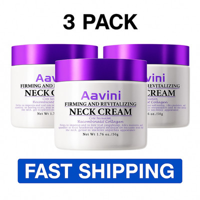 Aavini Neck Cream 3 Pack 50g Peptide Collagen Tightening For Turkey Neck Care
