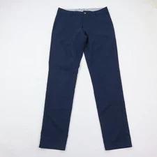 Rhone Commuter Pant Mens 31x32 Slim Fit Blue Modern Casual Everyday