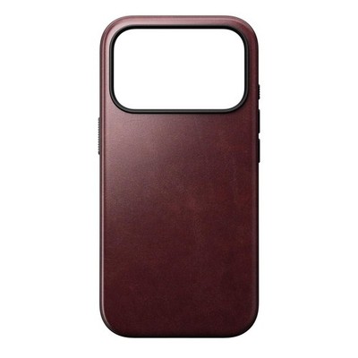 Nomad Modern Leather Case iPhone 17 Pro Burgundy Horween Schutzhülle