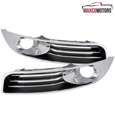 Fog Lights Covers Fits 2006-2012 Chevy Impala Bumper Lamps Trims Lr 06-12
