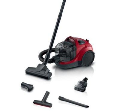 Bosch BGS21CAR Serie 4 Staubsauger Rot Bodenstaubsauger XXL-Polsterdüse