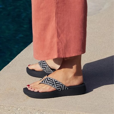 Reef Womens Cushion Cloud TX Black Geo 9 for sale online | eBay