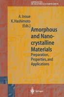 A. Inoue (U. A.) | Amorphous And Nanocrystalline Materials | Taschenbuch (2010)