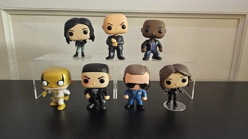 Funko Pop Marvel Television Lot 7! Punisher, Jessica Jones, Luke Cage, Phil, Sky