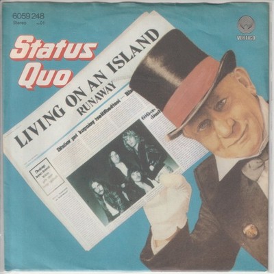 Status Quo   Living on an island   Runaway   Vertigo 6059 248 - 1979   7 -Single