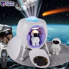 Astronaut Galaxy Projector Night Light Space Man Lander Star Nebula Lamp Gifts