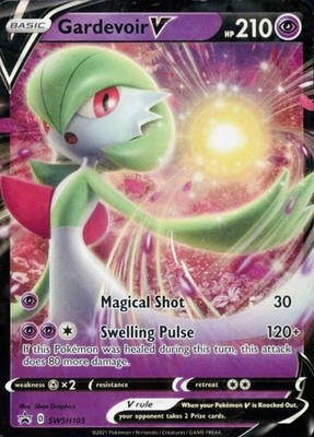  This Pokémon Radiates Psychic Grace! Gardevoir V ULTRA RARE SWSH105 2021 Promo