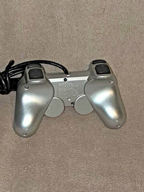 Sony PlayStation 2 PS2 SILVER DualShock Dual Shock 2 PS2 Controller SCPH-10010!