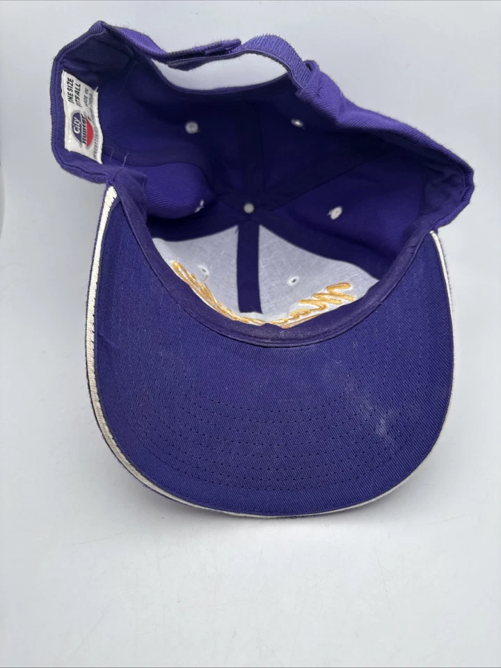 Gorra de béisbol Mavericks para hombre OS púrpura dorado algodón logotipo del equipo City Hunter GR46 Foto 4 de 4