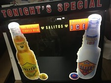 Salitos Leuchtwerbung, Schreibtafel/Board , Neu,Neon,Salitos Ice, Tequila,Bar