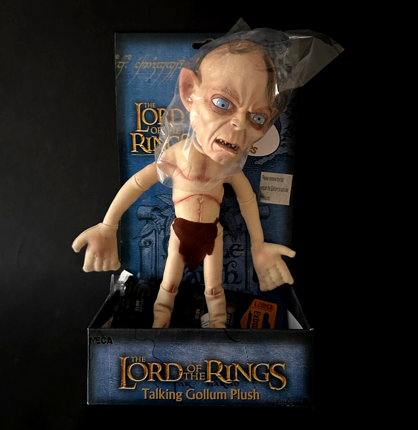 Lord Of The Rings GOLLUM plush-toy 28cm sound Neca