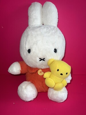 Miffy Vintage Medium Large Plush 15” Sekiguchi Soft Doll | eBay
