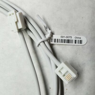Apple 591-0075 RJ-11 Phone Modem Cable White