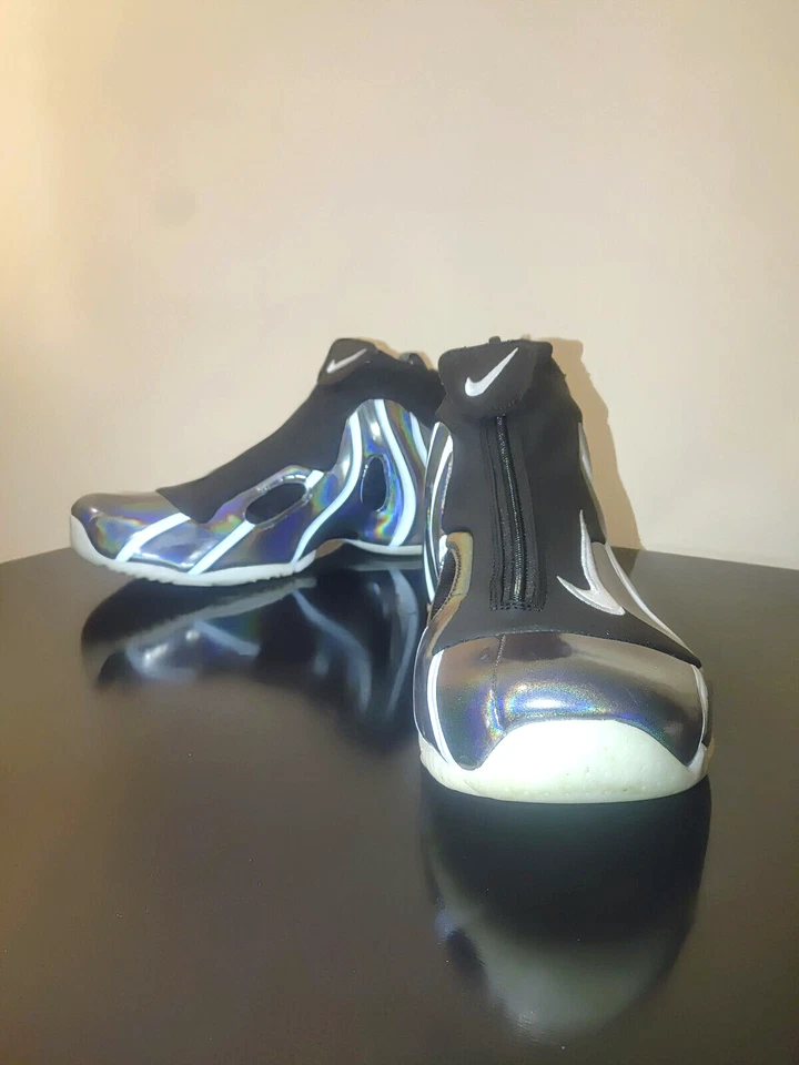 Nike Flightposite Topaz Mist 40,5 EU AO9378-001 Iridescent Effect Rare Model - Immagine 3 di 4
