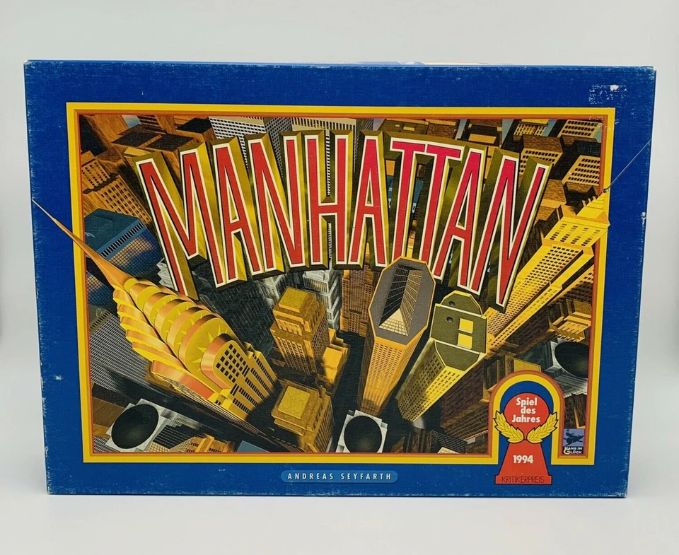 Spiel des Jahres 1994 Manhattan Hans Im Glück OVP vollständig Mega Spaß - Bild 3 von 4