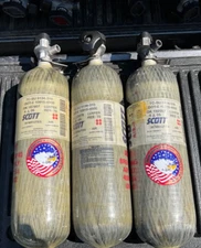 Scott SCBA 4500 psi 30 minute. Cylinder/bottle air Tank, Mfr. Date 2005-2006