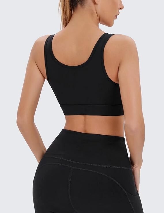 Zip Front Closure Surgical Sports Bra, Post Breast Surgery Mastectomy