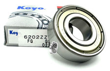 NEW 6202 ZZ C3 KOYO DEEP GROOVE BALL BEARING, METAL SHIELDED 15x35x11 mm JAPAN