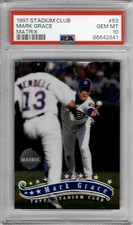 1997 Stadium Club MATRIX #53 Mark GRACE - PSA 10+++ Cubs - pop 1