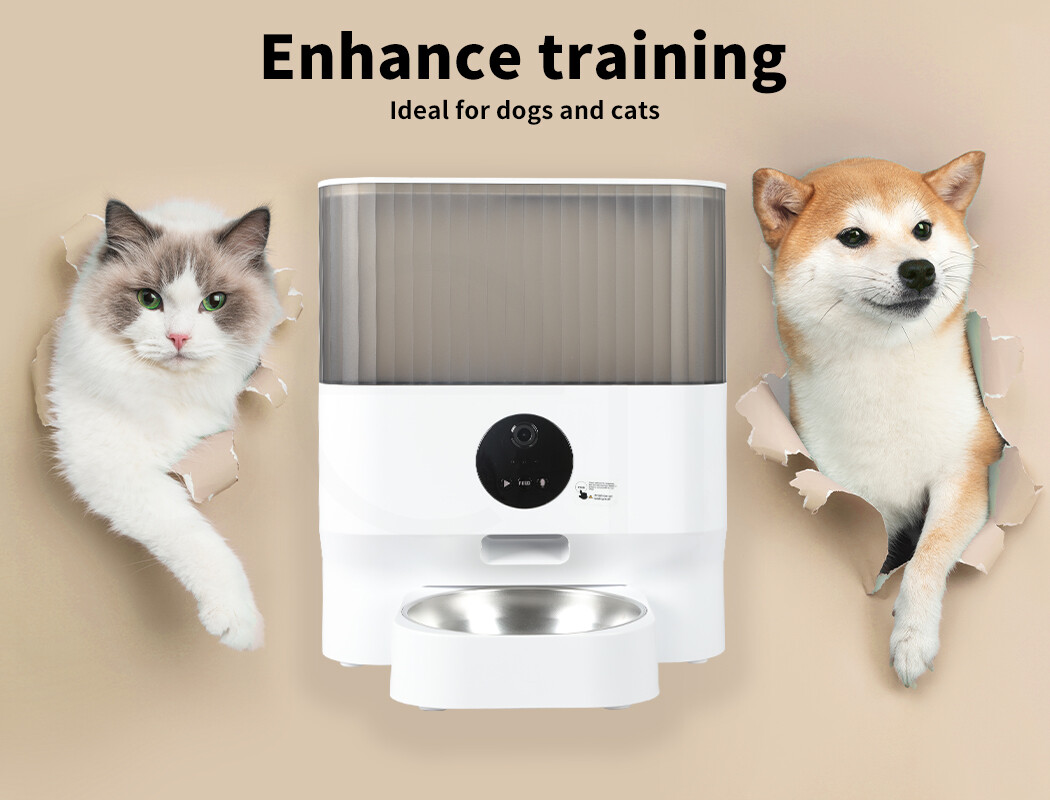 Pawz Auto Pet Feeder Wifi Camera Automatic Cat Dog Smart Food Dispenser App eBay