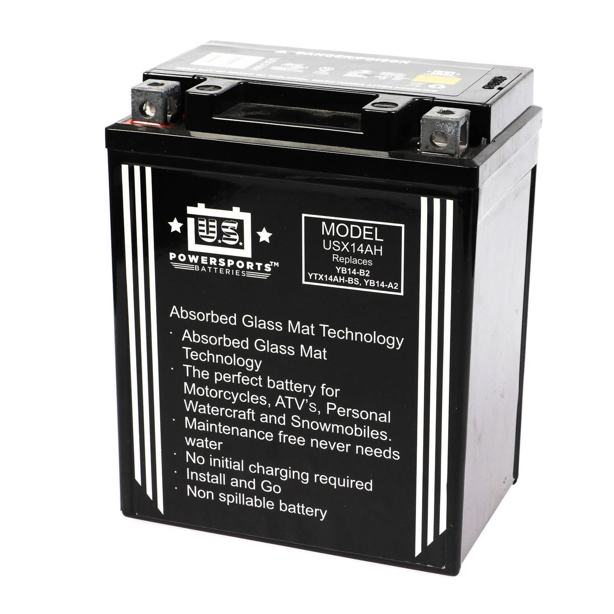 Chrome Battery Yb14aa2 (14aa2 12 Volts,14 Ah, 190 Cca), 41 OFF