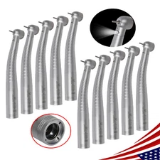 Yabangbang Turbine Dental Fiber Optic LED Handpiece Large Head YD6 Push Button