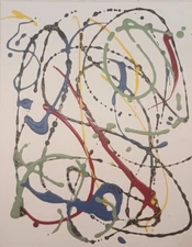 "SYMPHONY OF COLOR" 14" X 11" CANVAS ABSTRACT ORIGINAL PAINTING ARTWORK