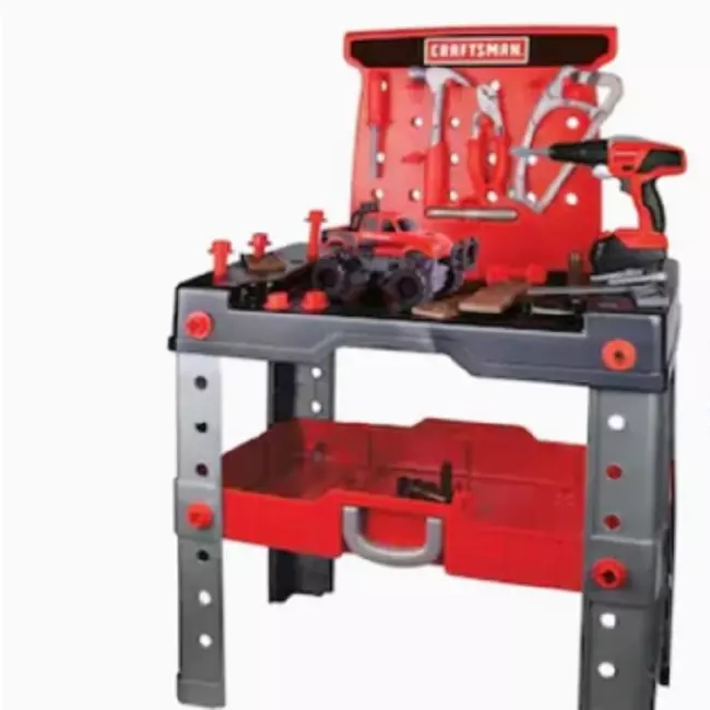 Toy workbench tool set My First Craftsman new 54 pieces ages 3 eBay