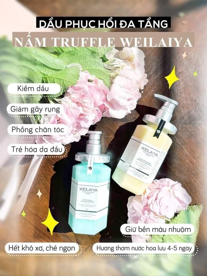 Weilaiya Perfume Repair Series White Truffle Shampoo And Conditioner.